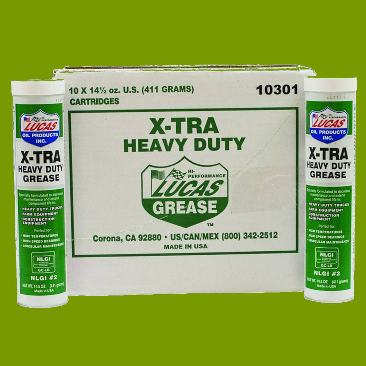 (image for) LUCAS OIL XTRA HD GREASE(PK10), 051-535, STE051-535